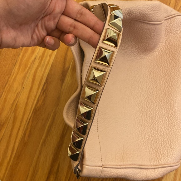 Mulberry Large Eliza Hobo Bag in Blush Pink with Crossbody Strap - Picture 4 of 16